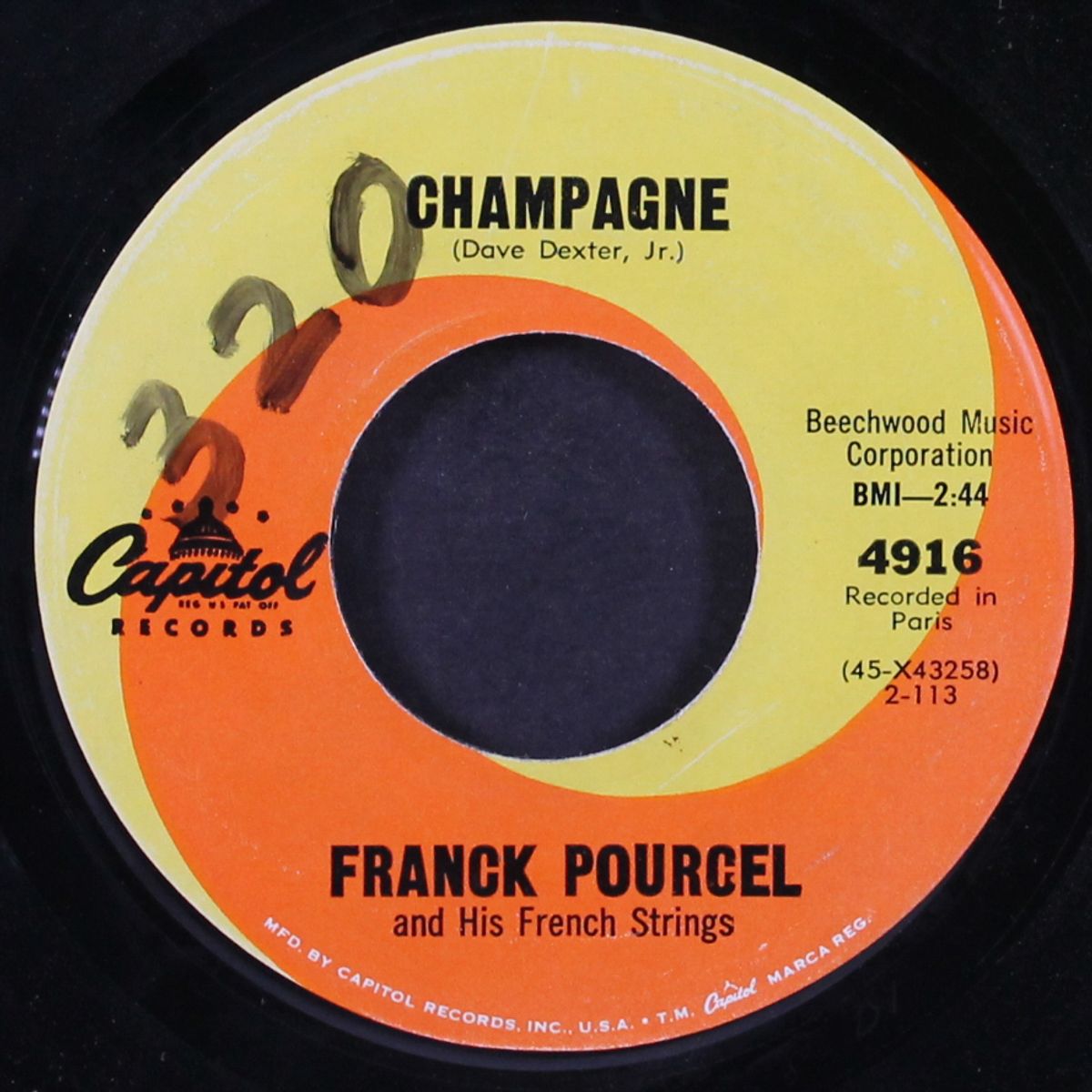 i will follow you / champagne by FRANCK POURCEL