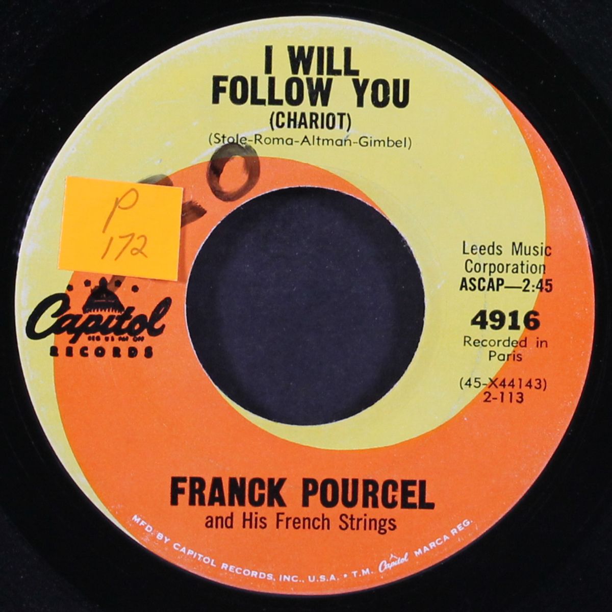 i will follow you / champagne by FRANCK POURCEL