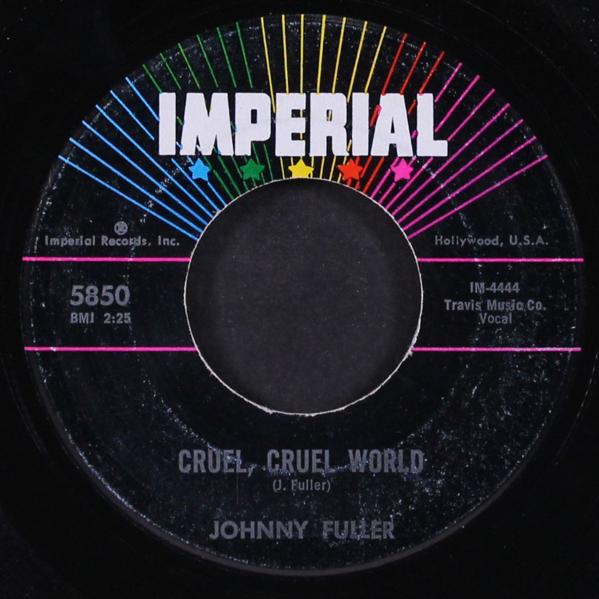cruel, cruel world by JOHNNY FULLER