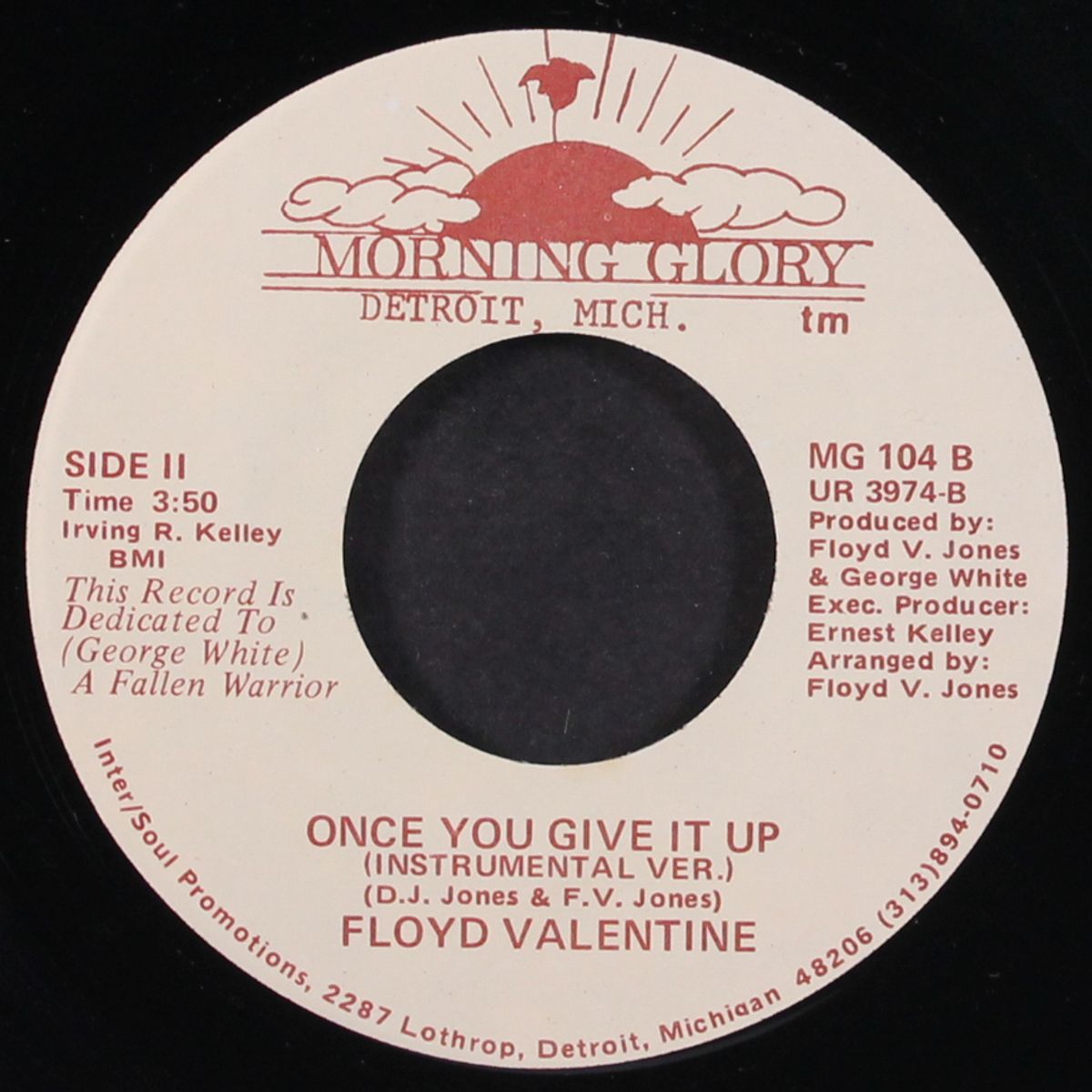 once you give it up / stepping in time by FLOYD VALENTINE