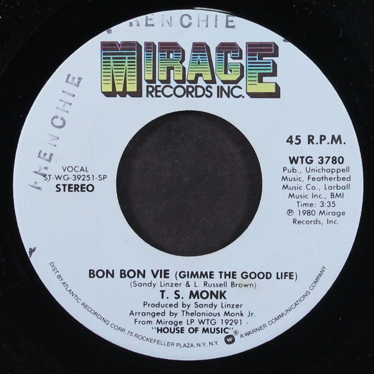 bon bon vie / stay free of his love by T.S. MONK