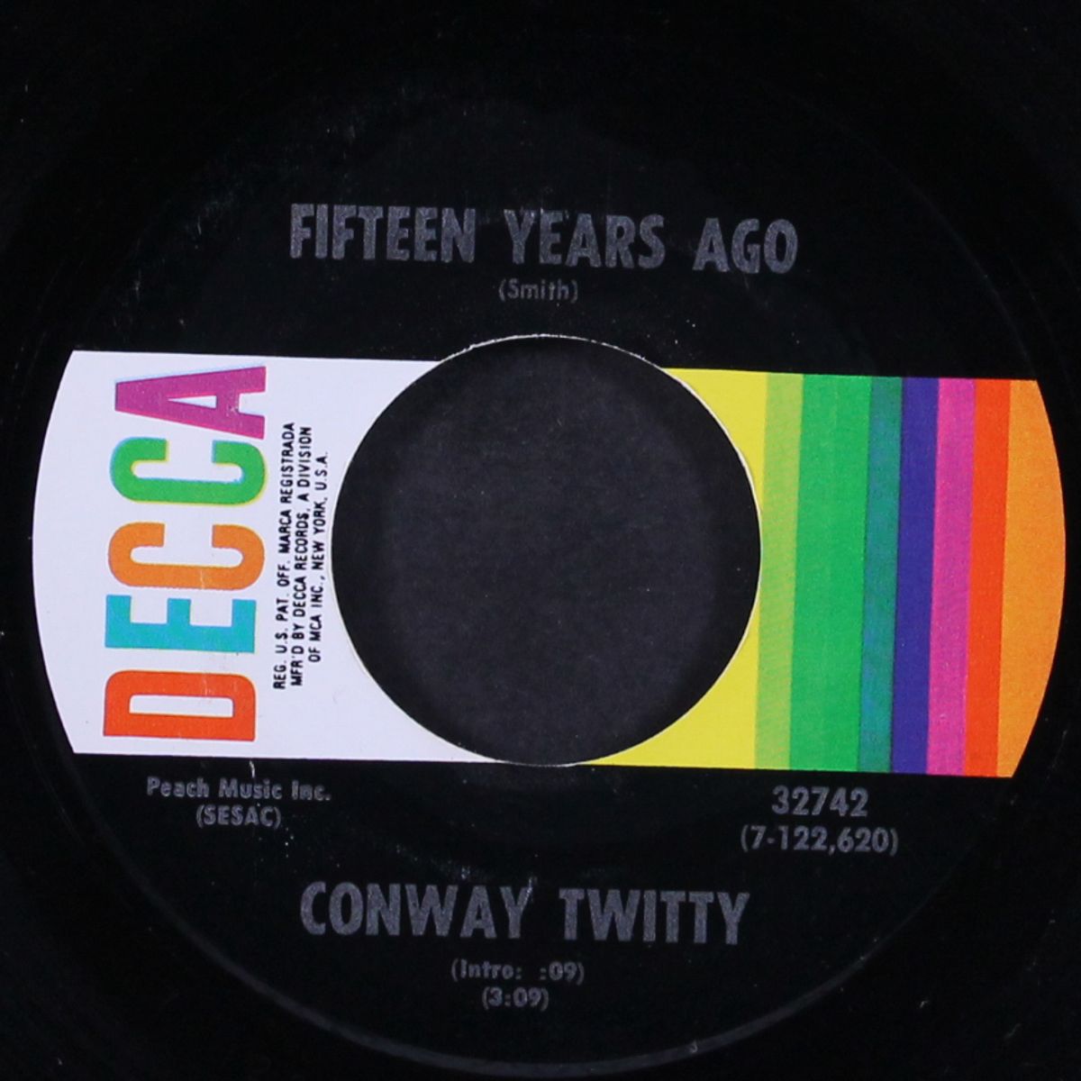 up comes the bottle / fifteen years ago by CONWAY TWITTY