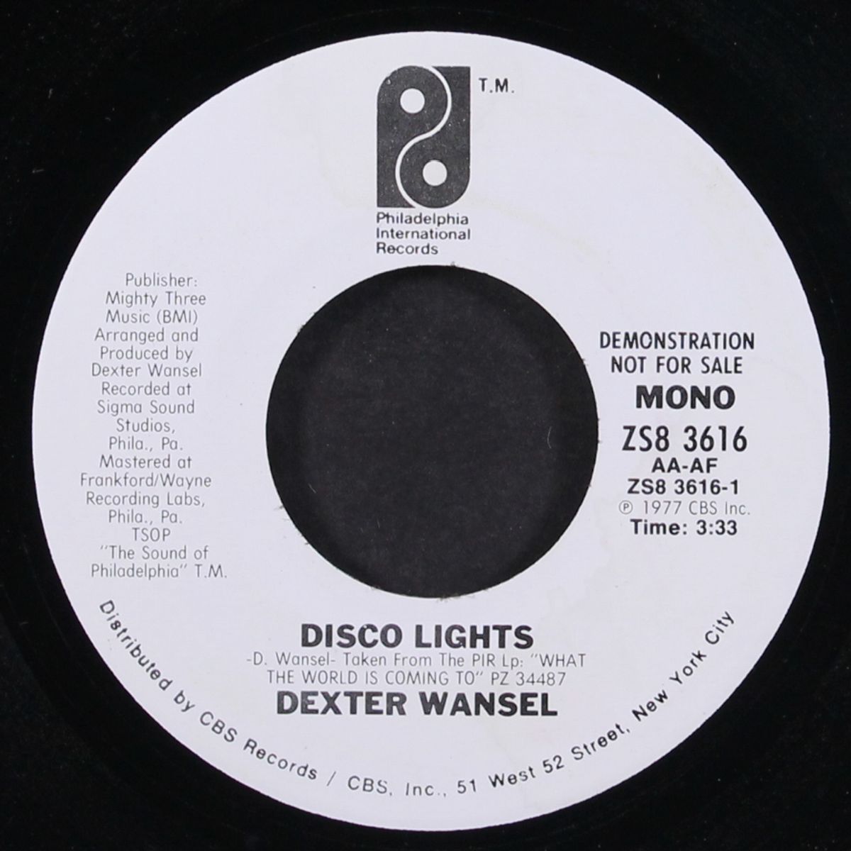 disco lights / mono by DEXTER WANSEL