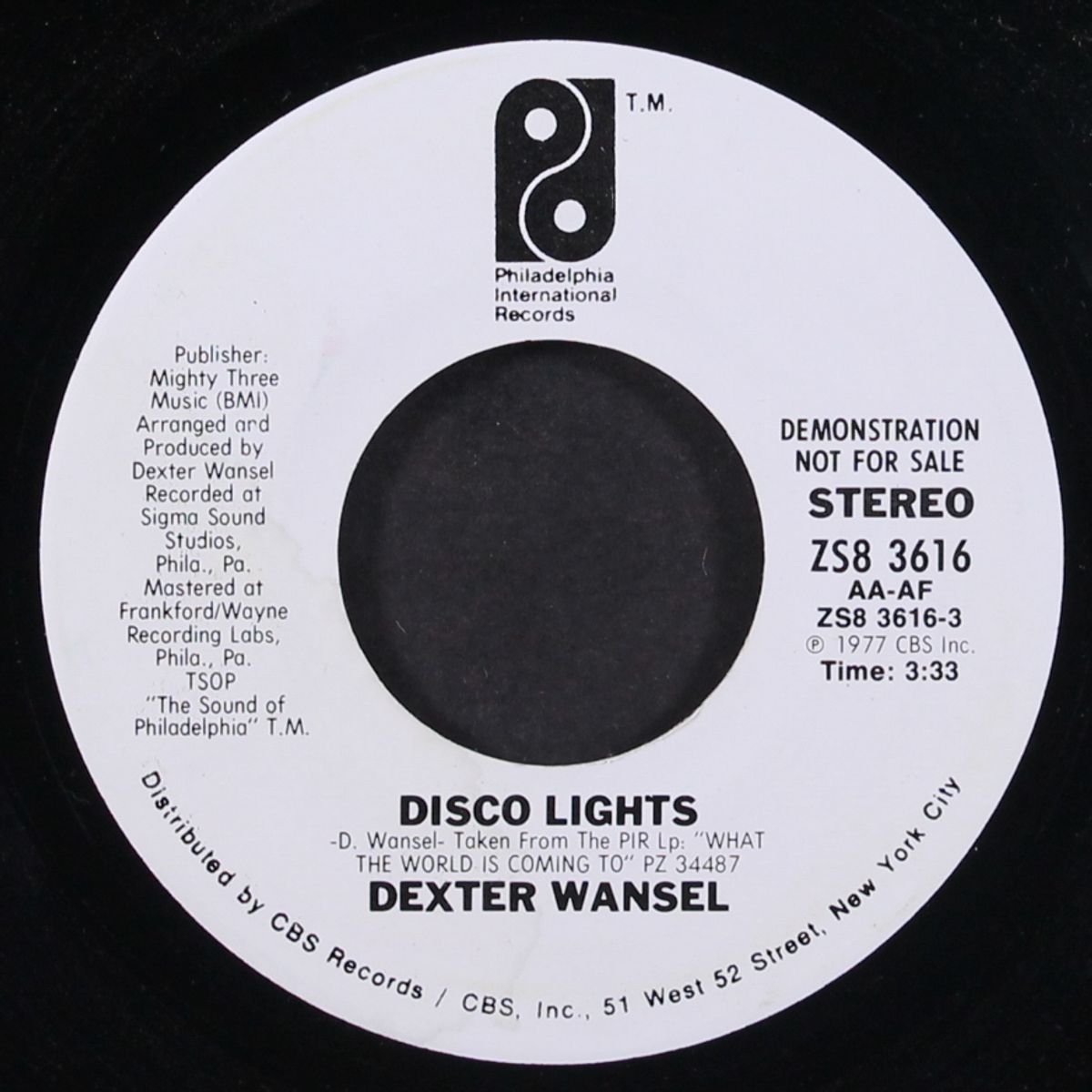 disco lights / mono by DEXTER WANSEL