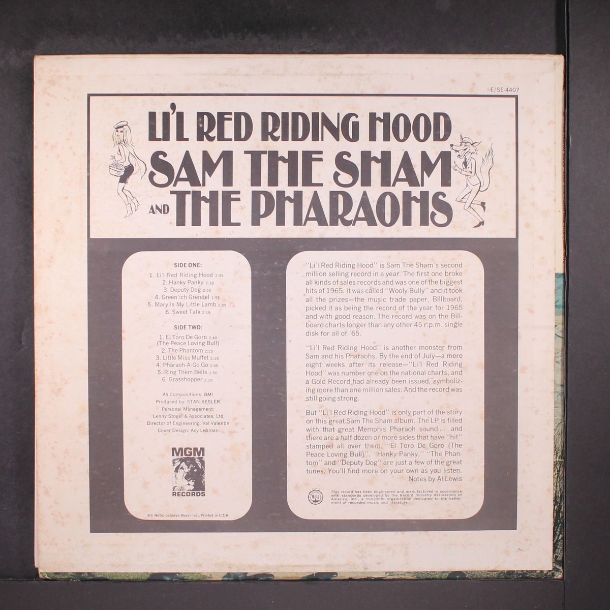 li'l red riding hood by SAM THE SHAM & PHARAOHS