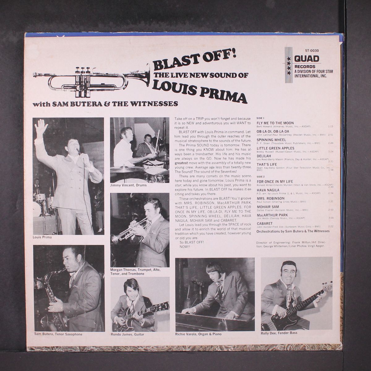blast off by LOUIS PRIMA