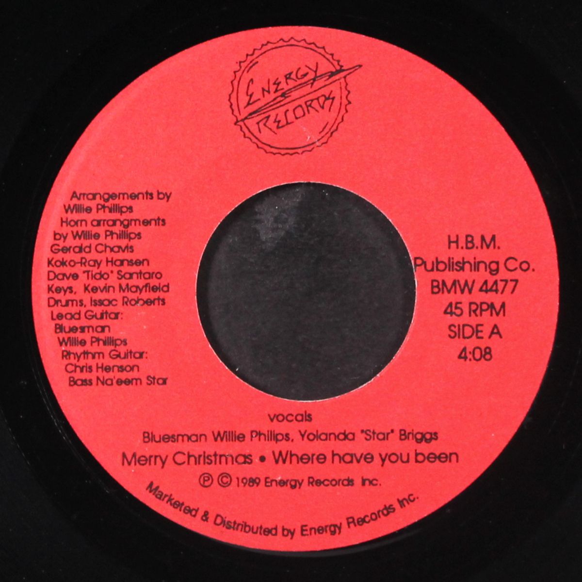 merry christmas where have you been / merry christmas happy new year by BLUESMAN WILLIE PHILIPS & YOLANDA BRIGGS