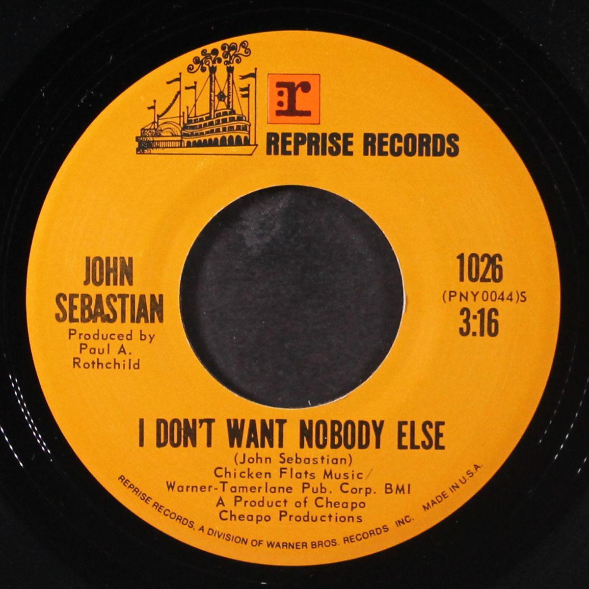 i don't want nobody else / sweet muse by JOHN SEBASTIAN