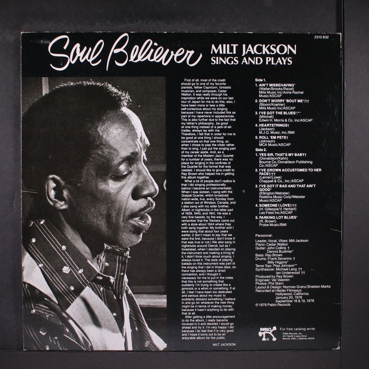 soul believer by MILT JACKSON