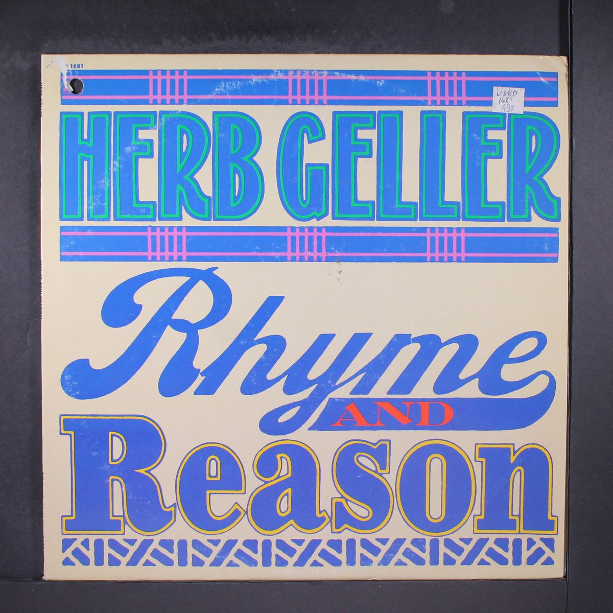 rhyme and reason by HERB GELLER