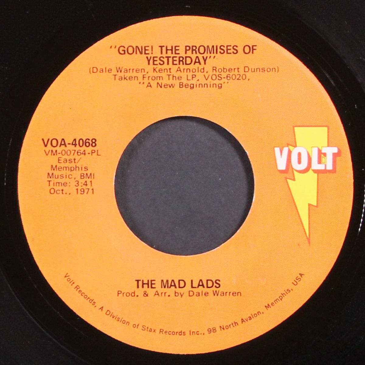 gone! the promises of yesterday / i'm so glad i fell in love with you by MAD LADS