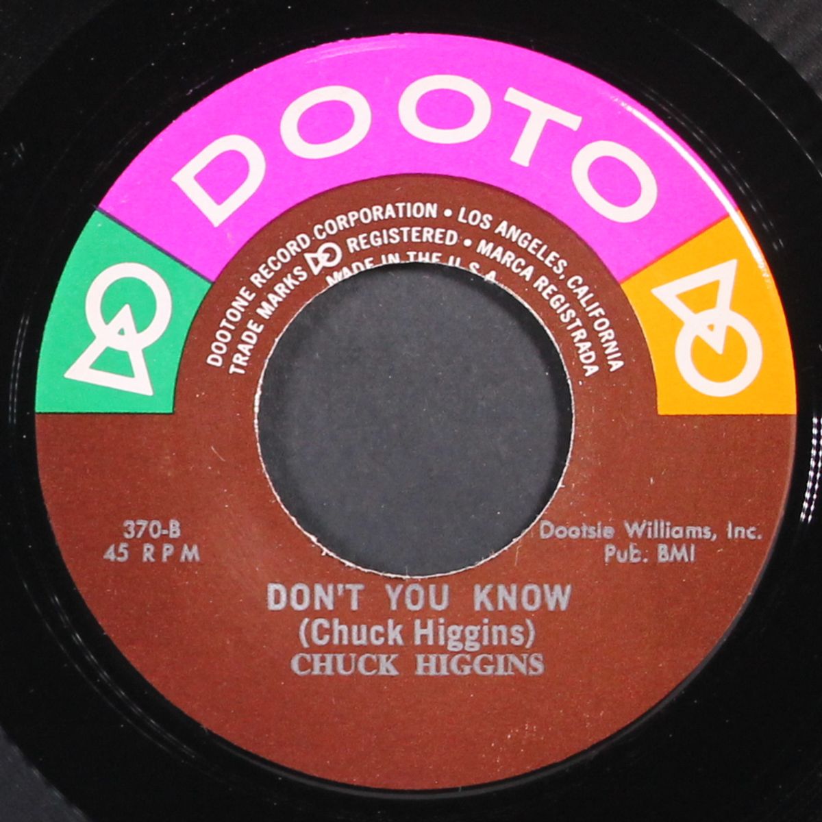 don't you know i love you / wet back hop by CHUCK HIGGINS