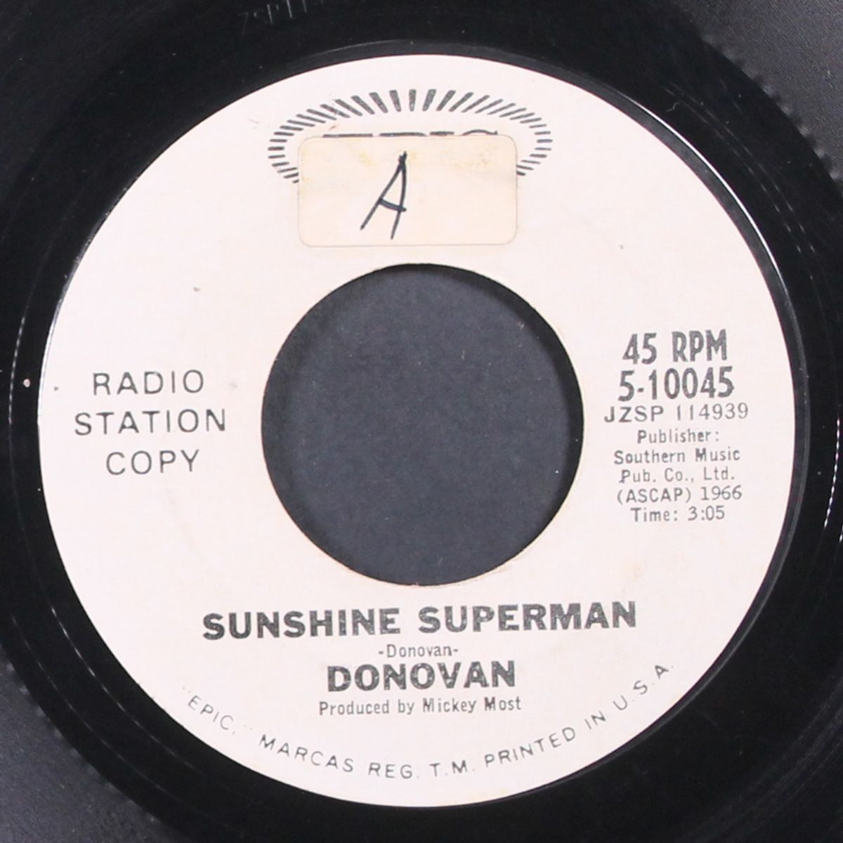 sunshine superman / the trip by DONOVAN