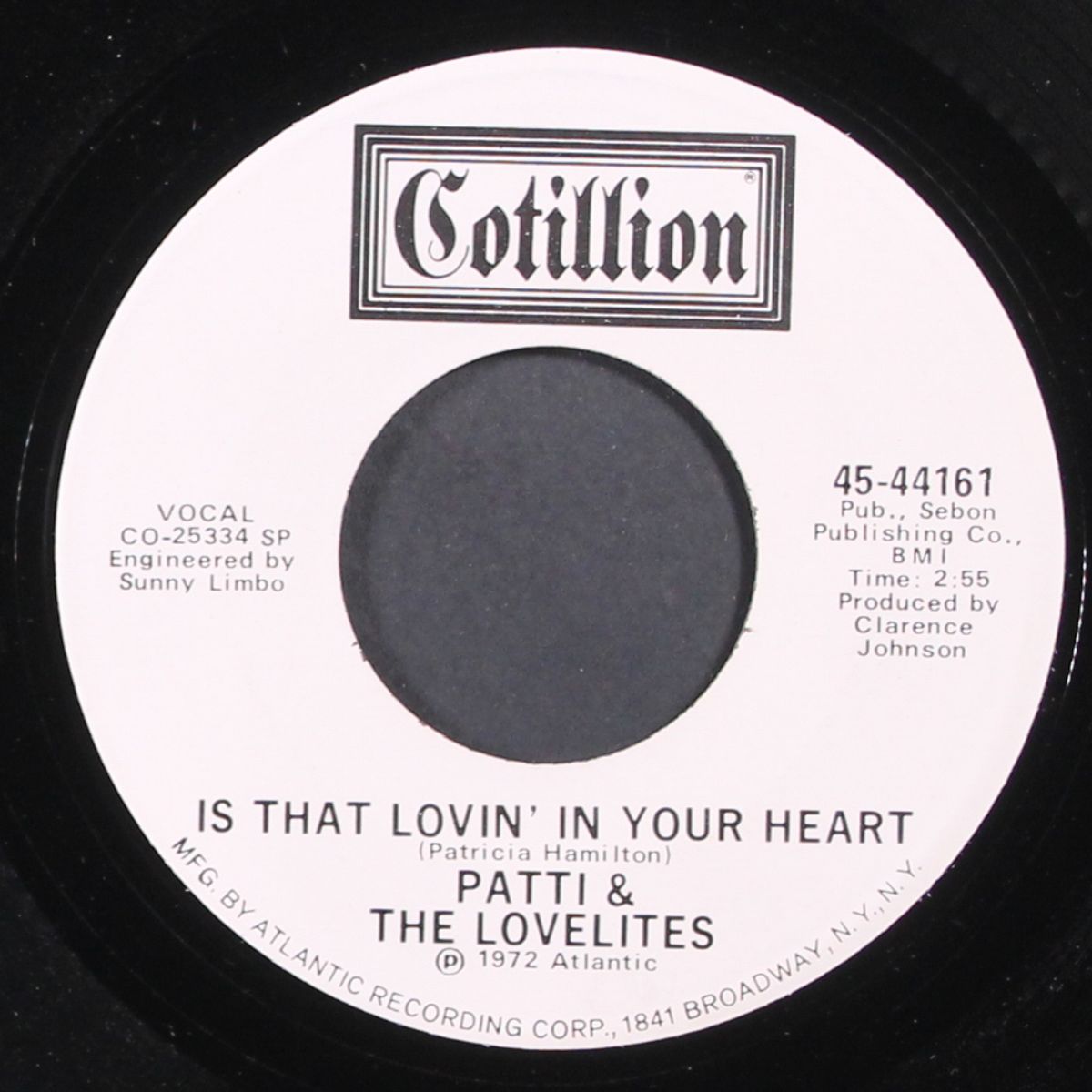 is that lovin' in your heart / same by PATTI & LOVELITES