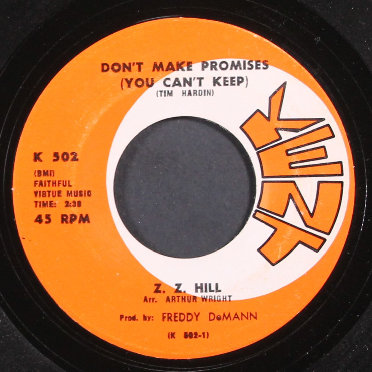 don't make promises / set your sights higher by Z.Z. HILL
