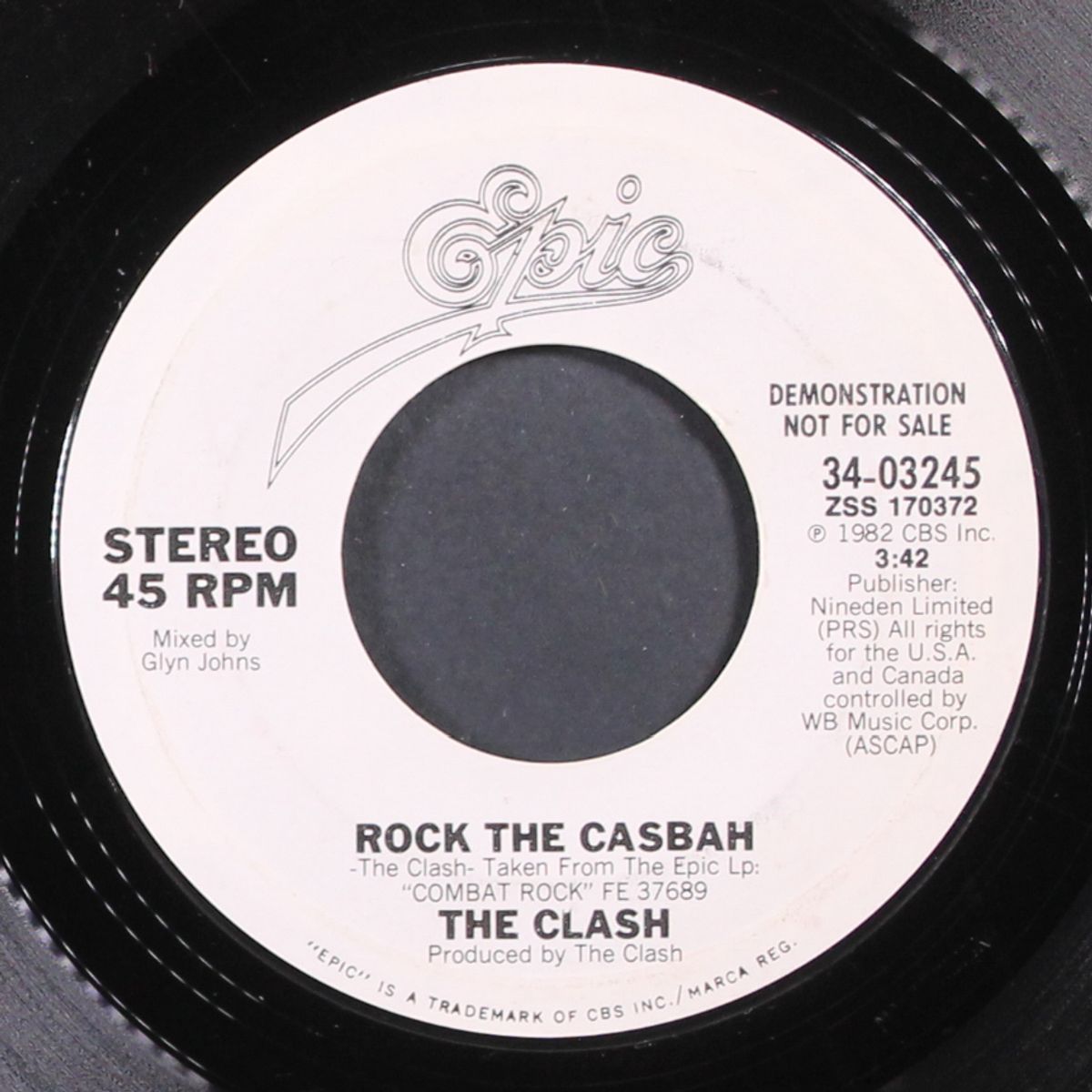rock the casbah / same by CLASH