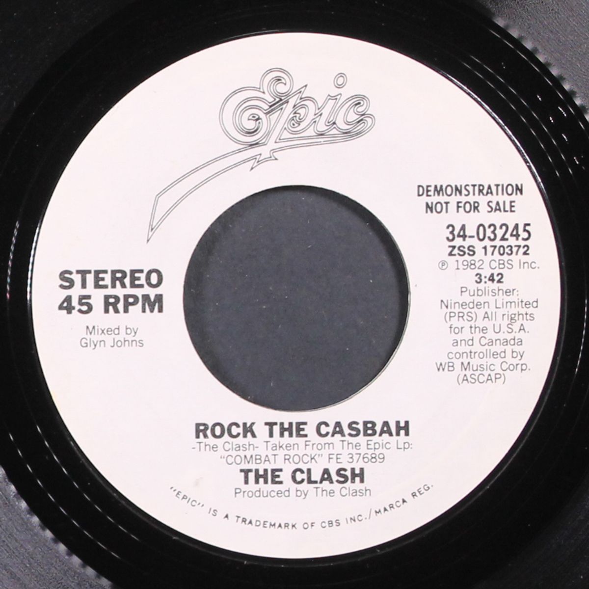 rock the casbah / same by CLASH