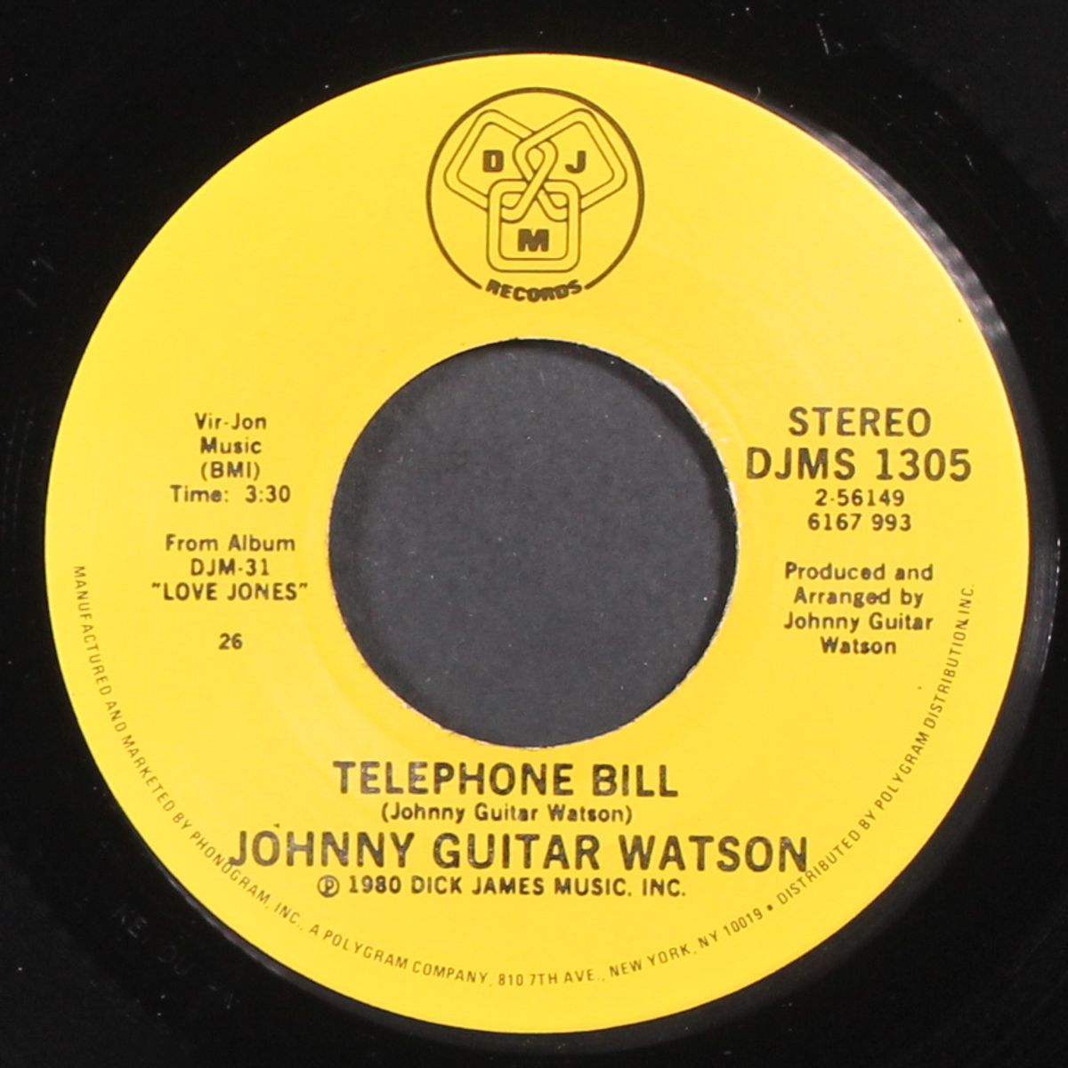 lone ranger / telephone bill by JOHNNY 'GUITAR' WATSON
