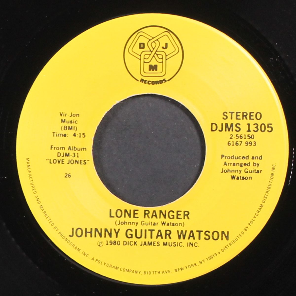 lone ranger / telephone bill by JOHNNY 'GUITAR' WATSON