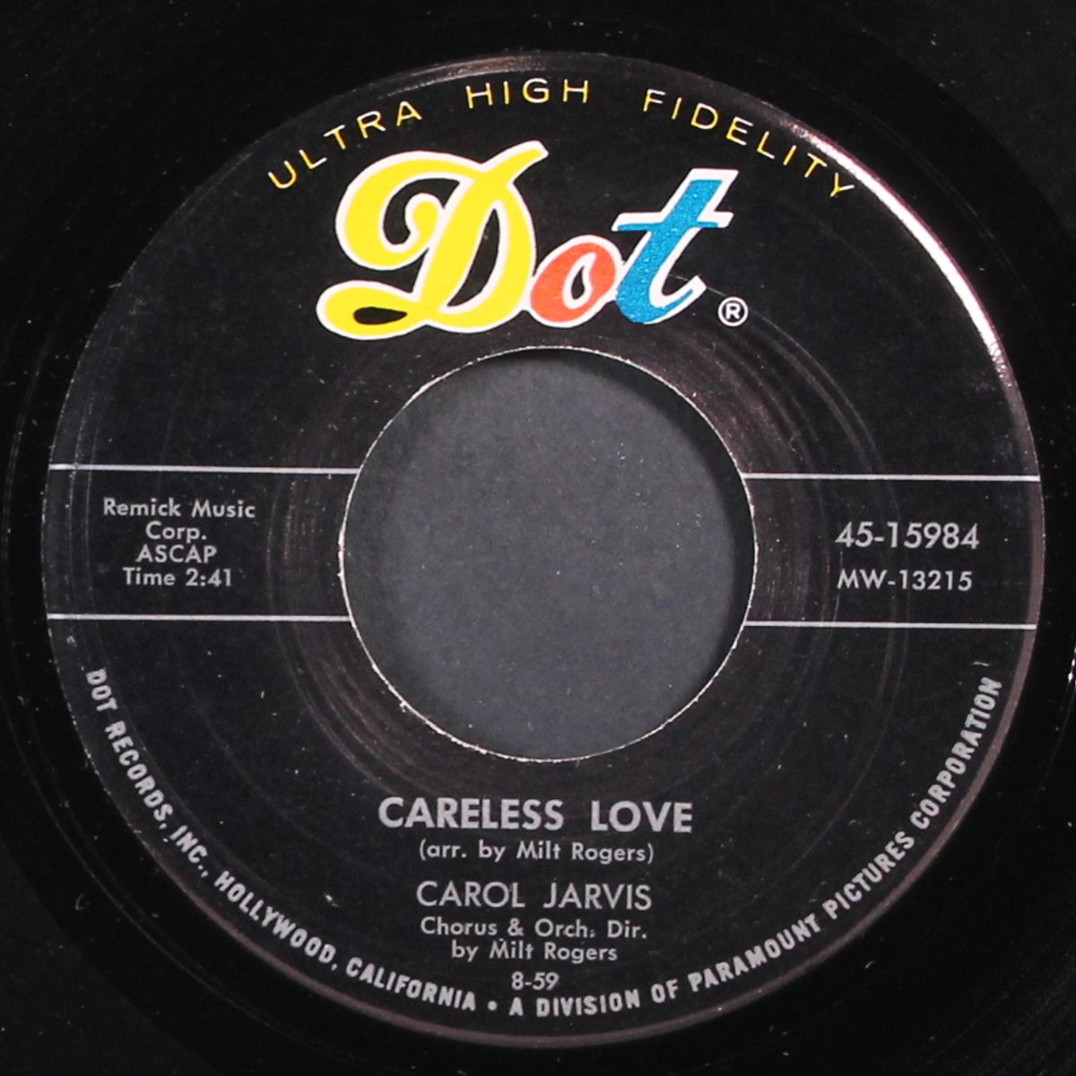 careless love / little red rooster by CAROL JARVIS