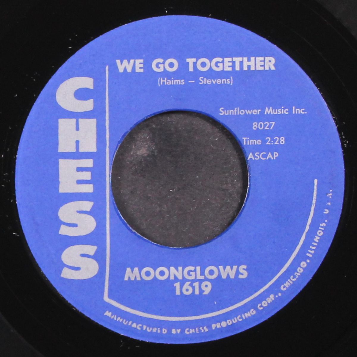 we go together / chickie um bah by MOONGLOWS