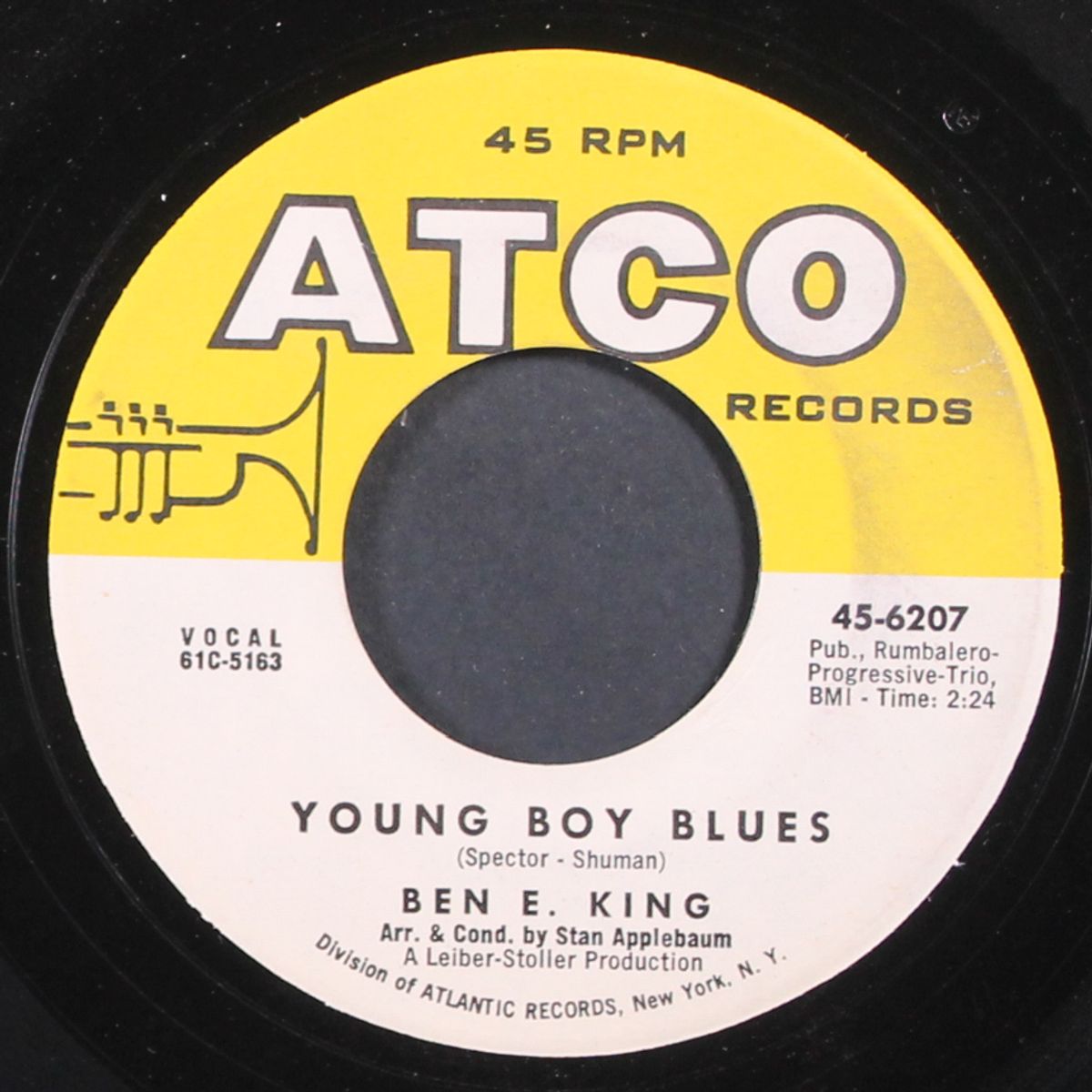 here comes the night / young boy blues by BEN E. KING