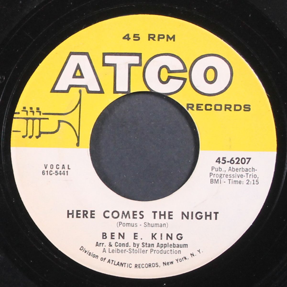 here comes the night / young boy blues by BEN E. KING