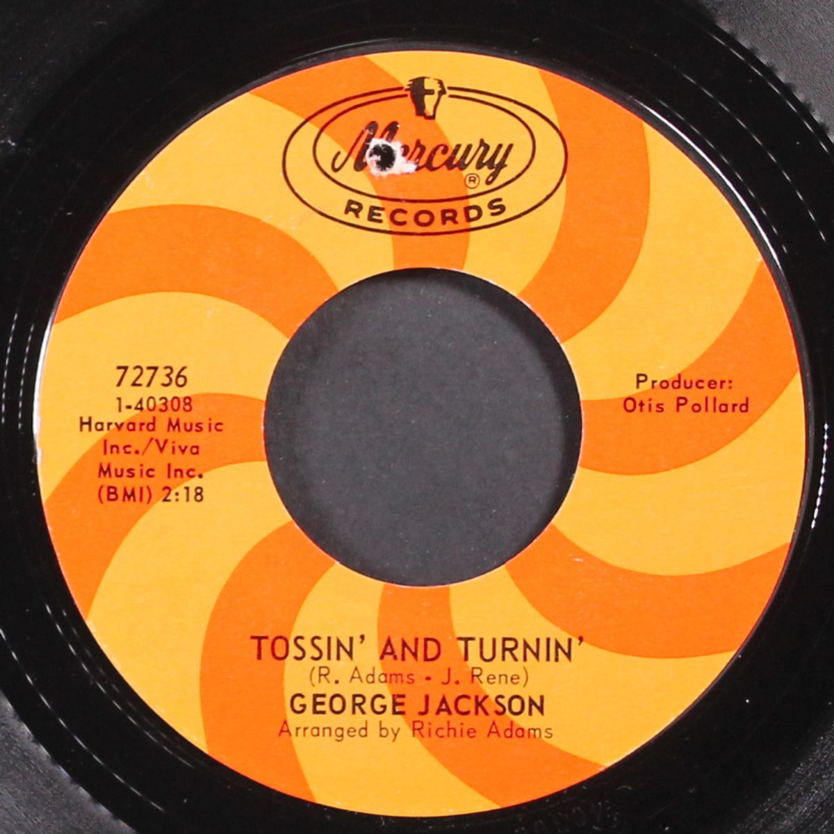 kiss me / tossin' and turnin' by GEORGE JACKSON & GROUP