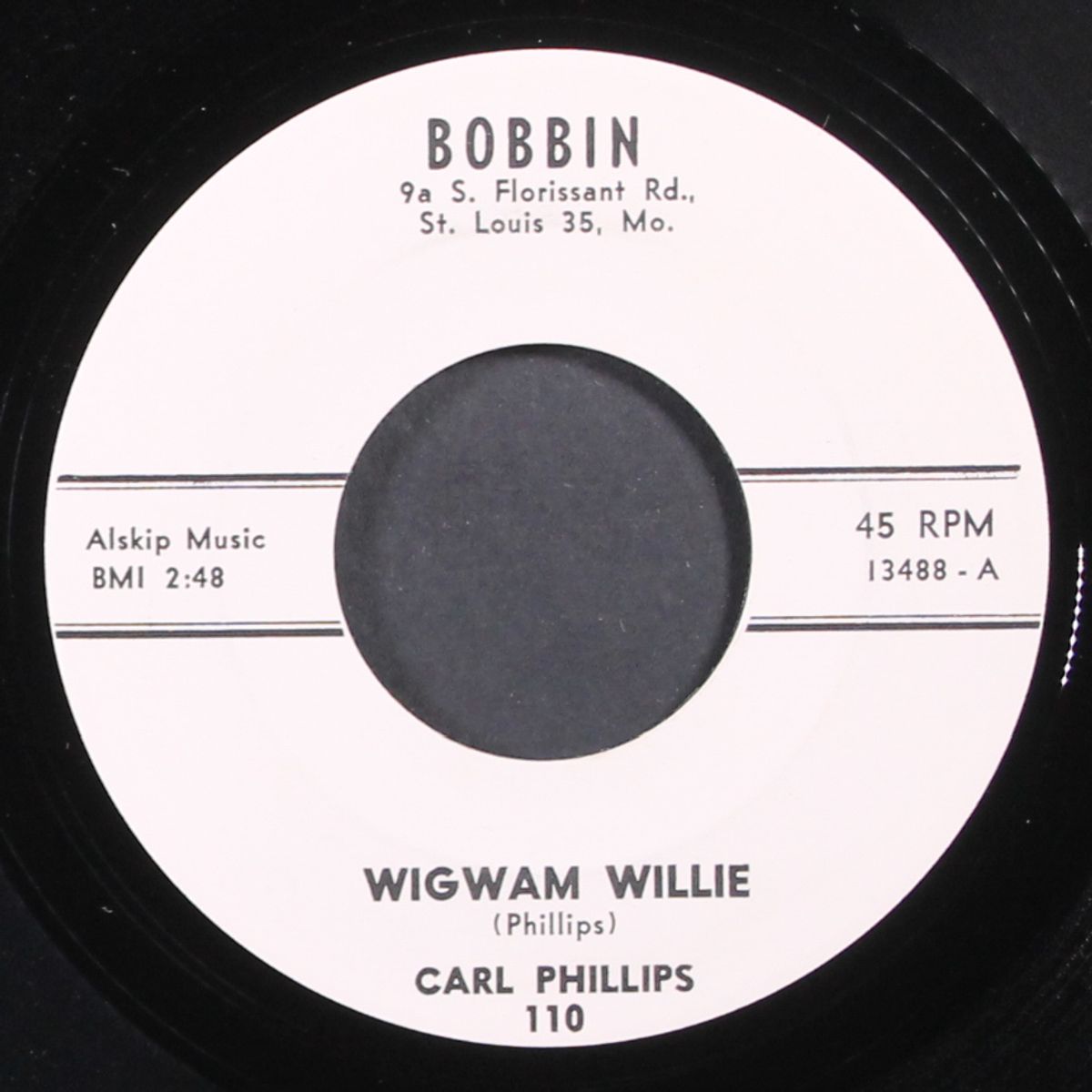 wigwam willie / walkin' blues by CARL PHILLIPS