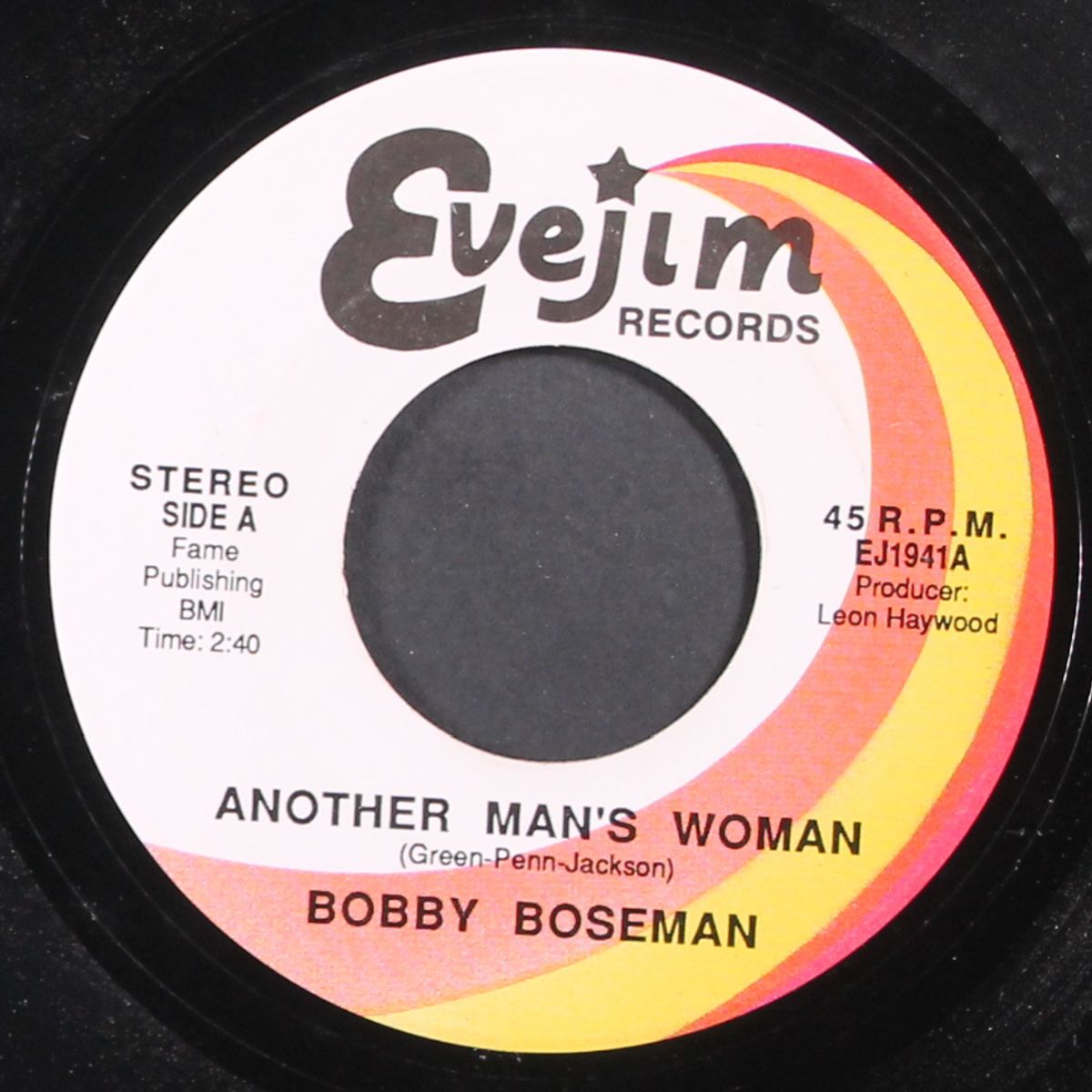 another man's woman / cheaters never win by BOBBY BOSEMAN