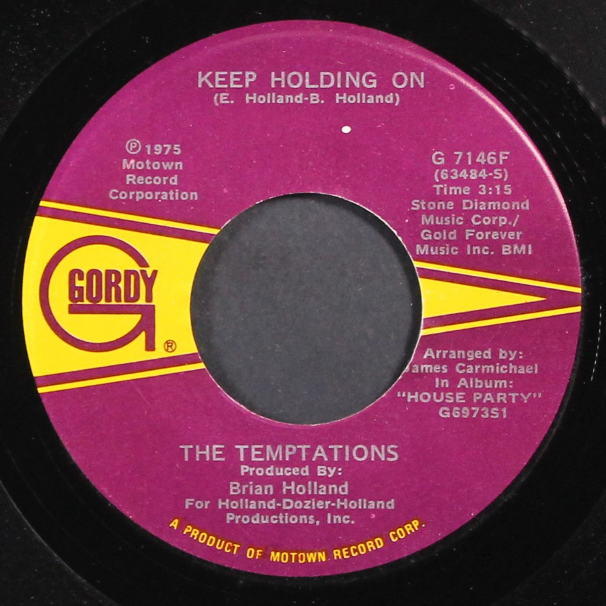 keep holding on by TEMPTATIONS