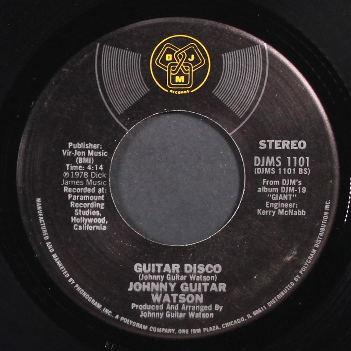 gangster of love / guitar disco by JOHNNY GUITAR WATSON