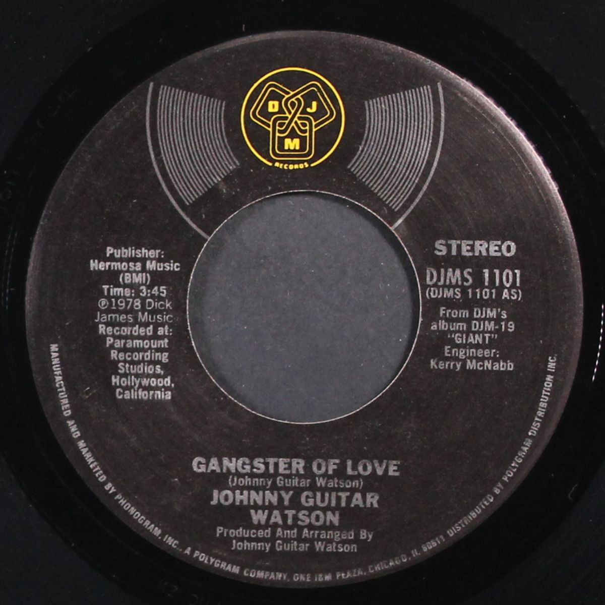 gangster of love / guitar disco by JOHNNY GUITAR WATSON