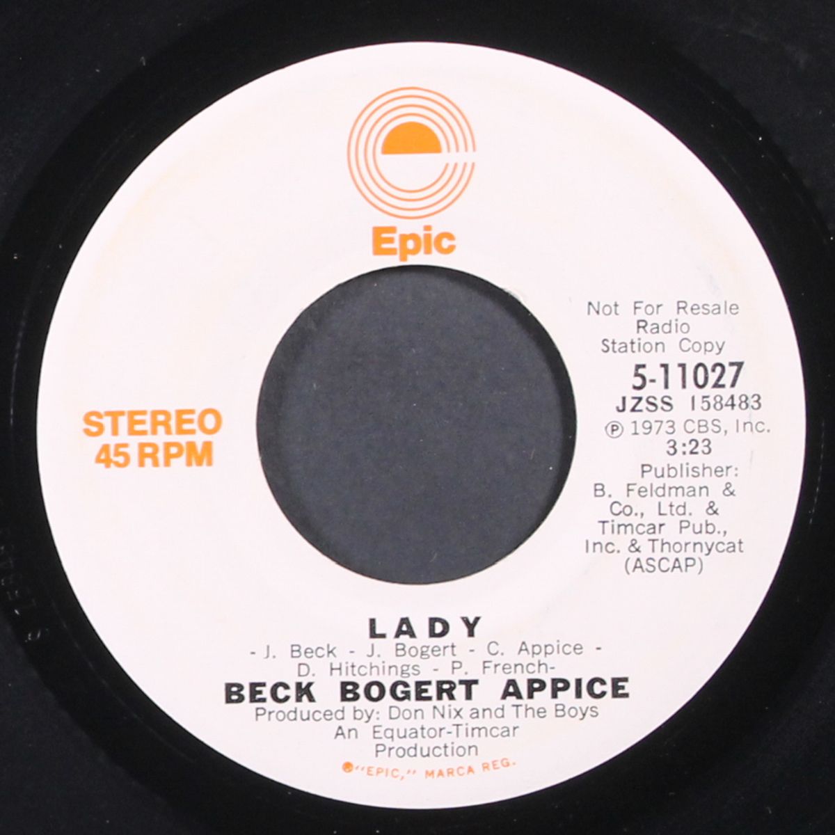 lady / mono by BECK, BOGERT & APPICE