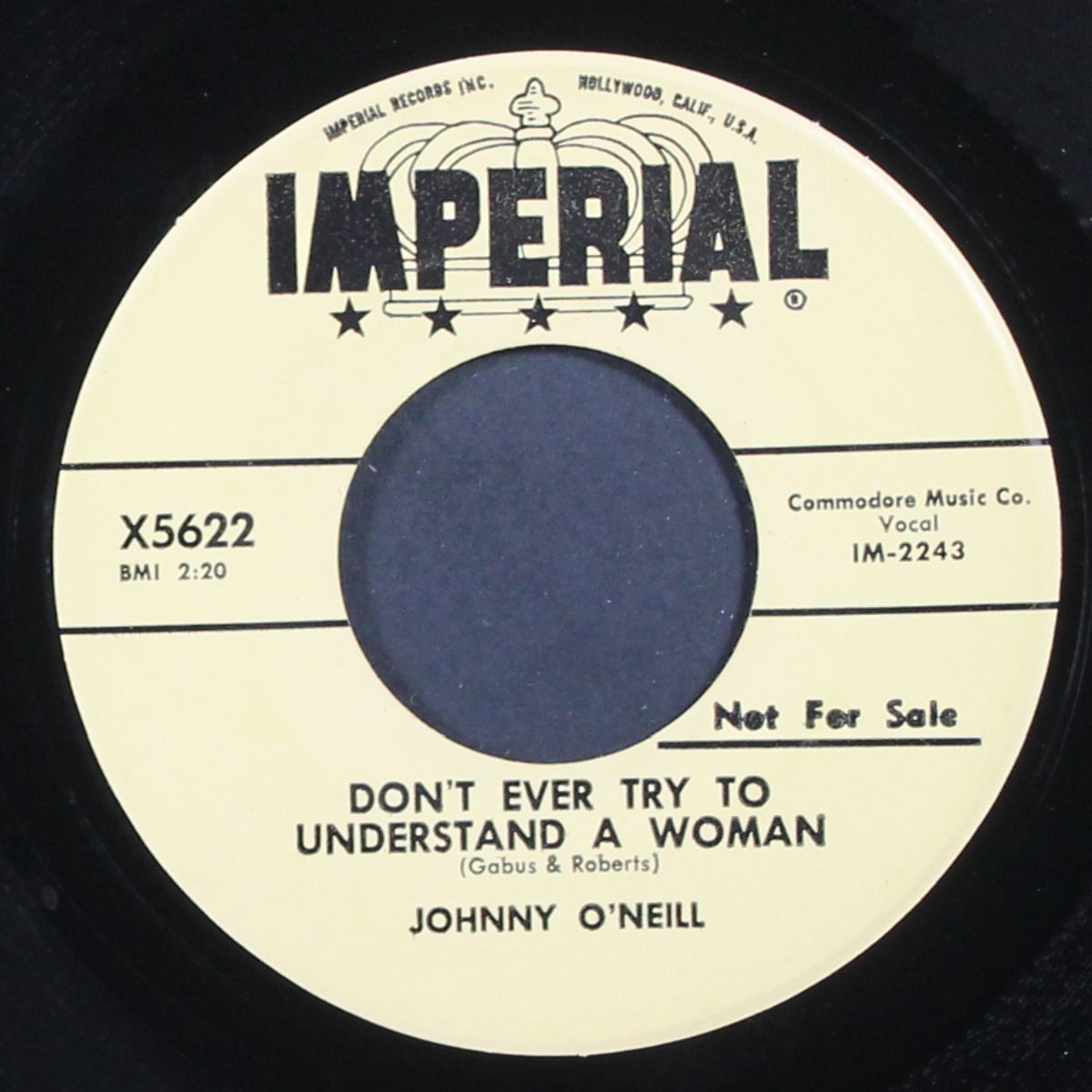 ike and dick and nik / don't ever try to understand a woman by JOHNNY O'NEILL