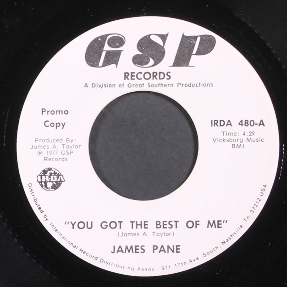 dance for me / you got the best of me by JAMES PANE