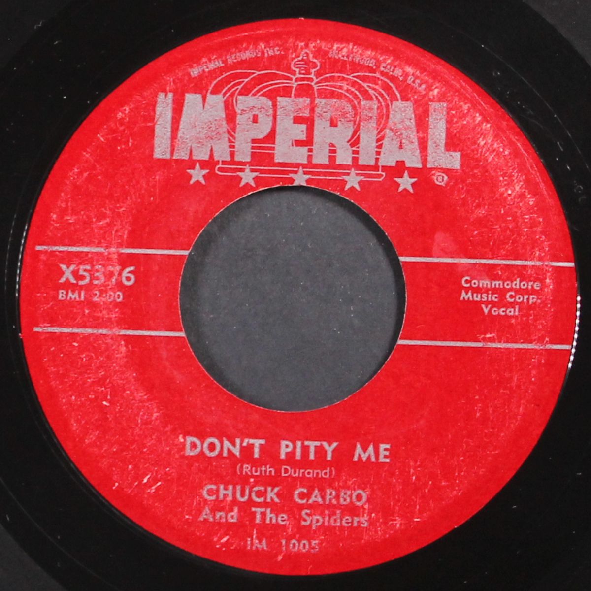 don't pity me / how i feel by CHUCK CARBO & SPIDERS