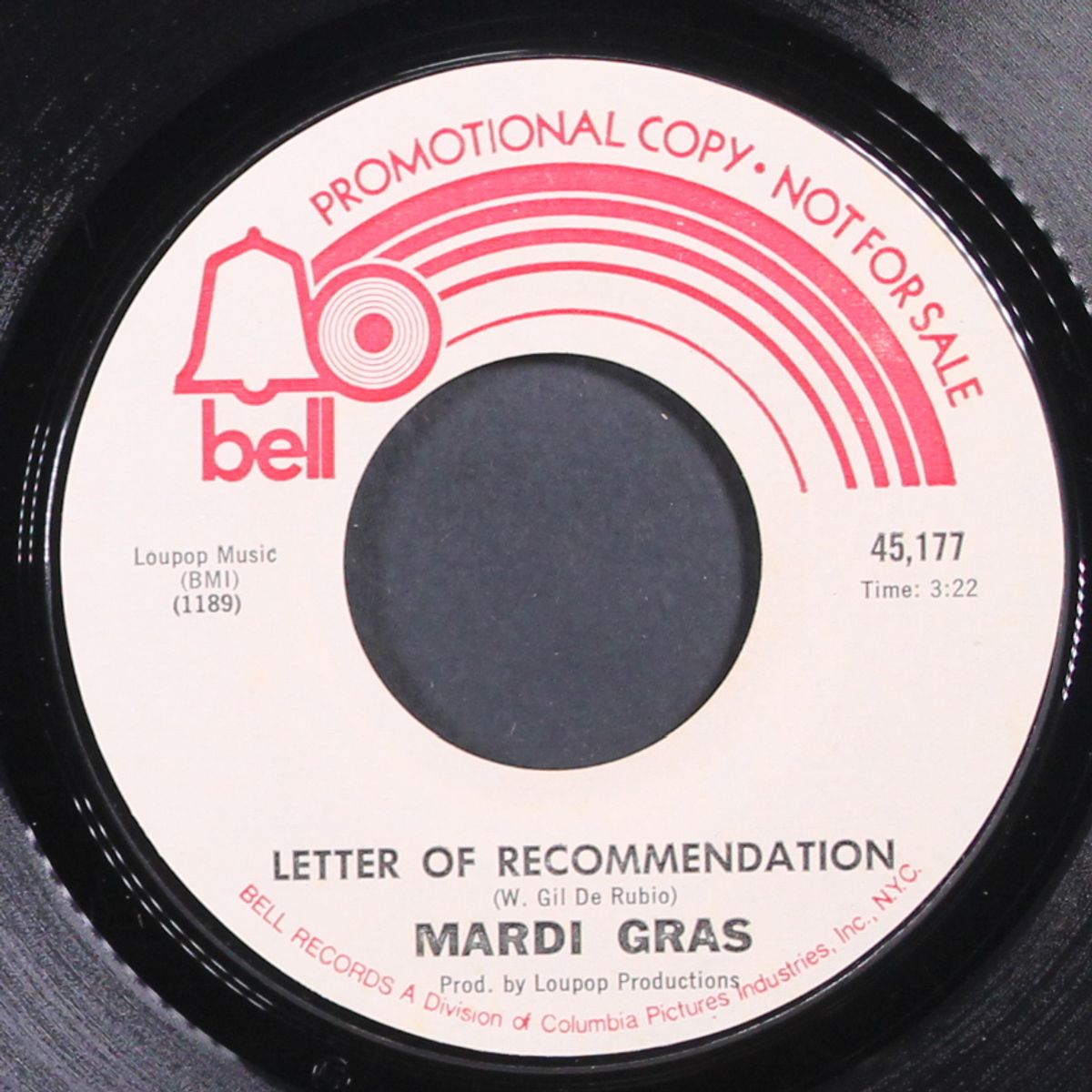 too busy thinkin' 'bout my baby / letter of recommendation by MARDI GRAS