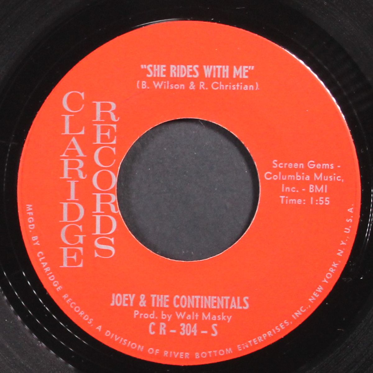 she rides with me / rudy vadoo by JOEY & CONTINENTALS