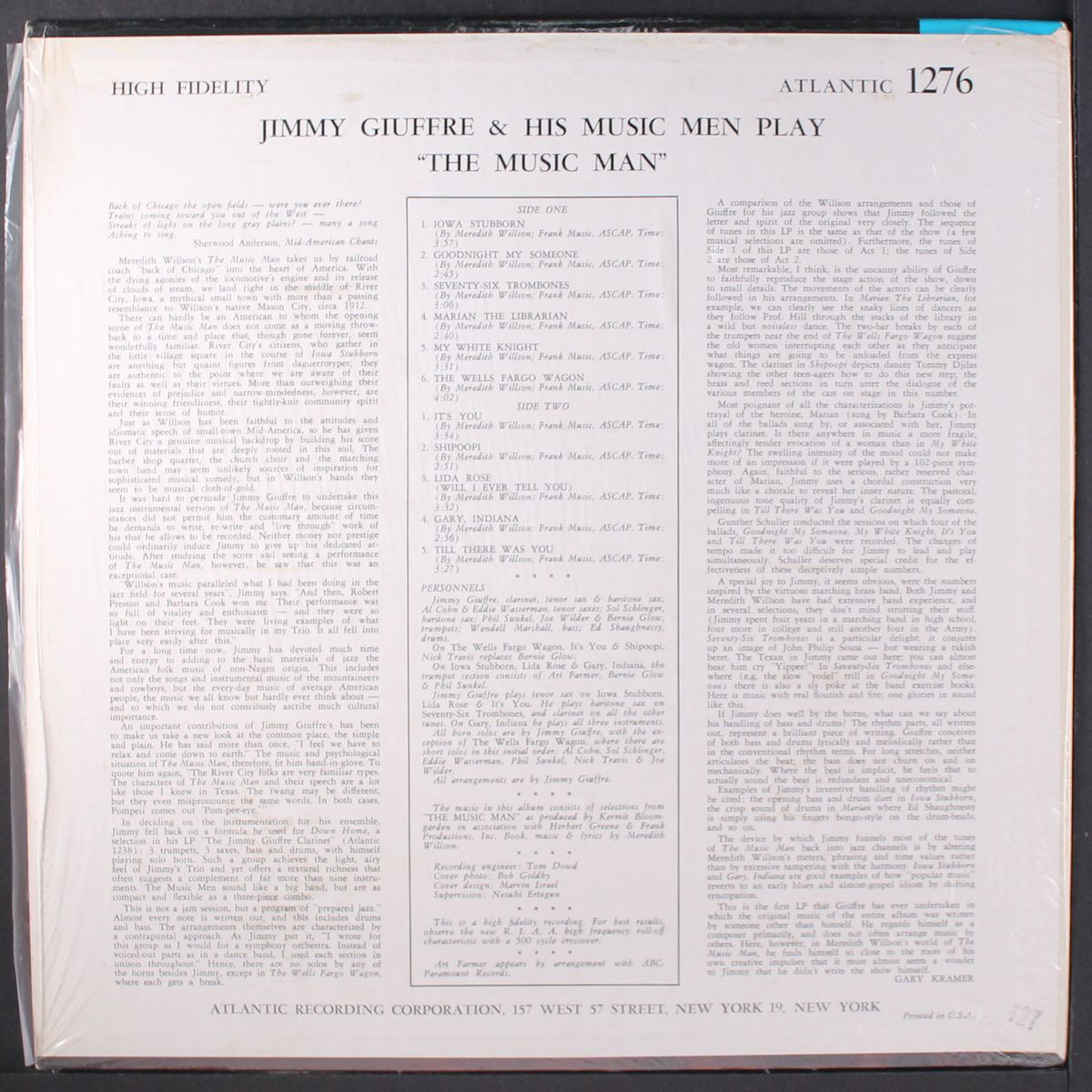 the music man by JIMMY GIUFFRE
