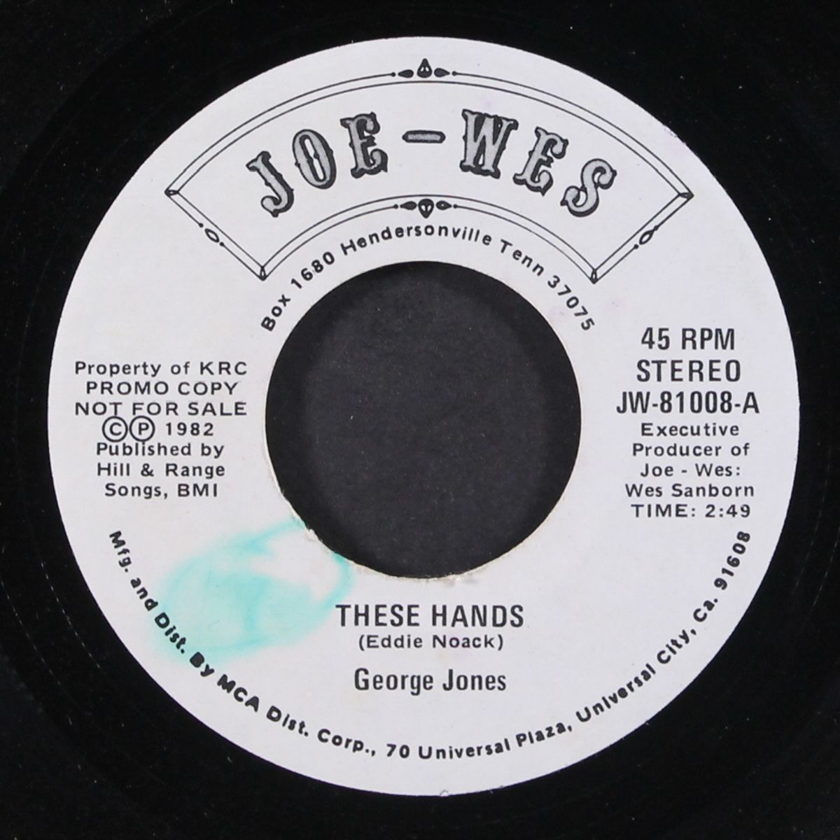 these hands / same by GEORGE JONES
