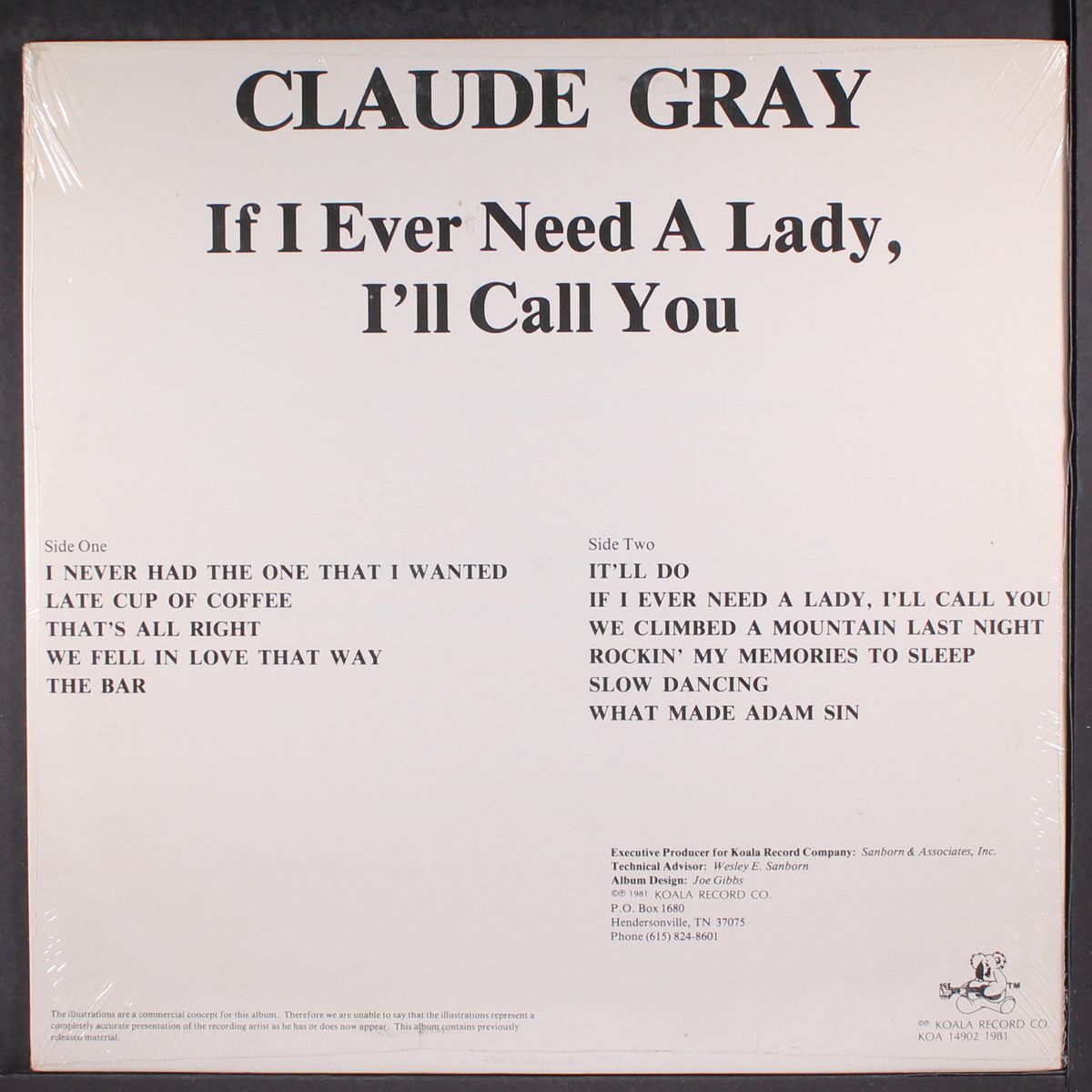 if i ever need a lady by CLAUDE GRAY