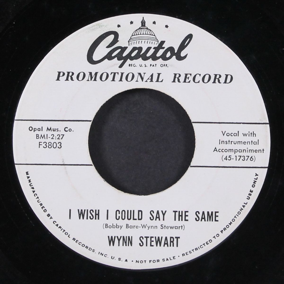 i wish i could say the same / a night to remember by WYNN STEWART