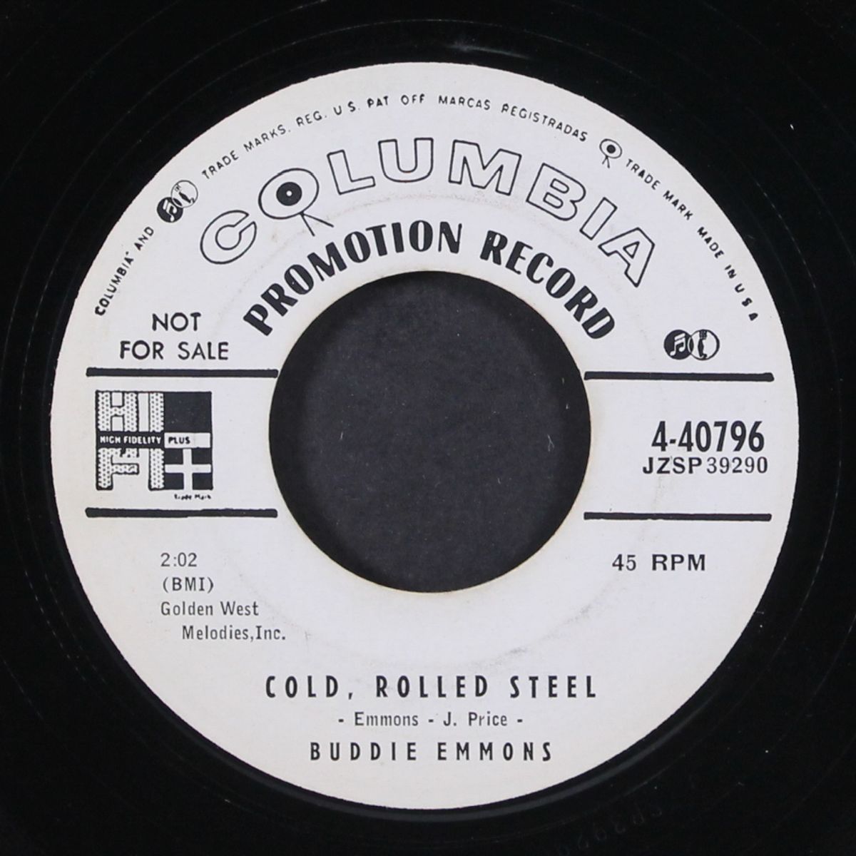 cold, rolled steel / flint hill special by BUDDIE EMMONS