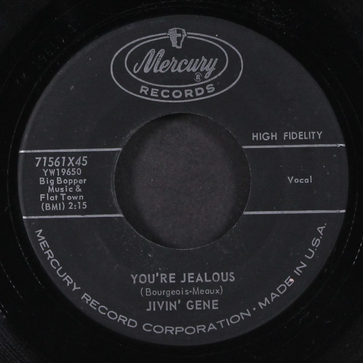 you're jealous / go on, go on by JIVIN' GENE