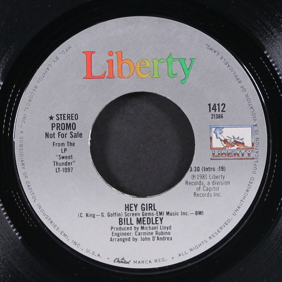 hey girl / same by BILL MEDLEY