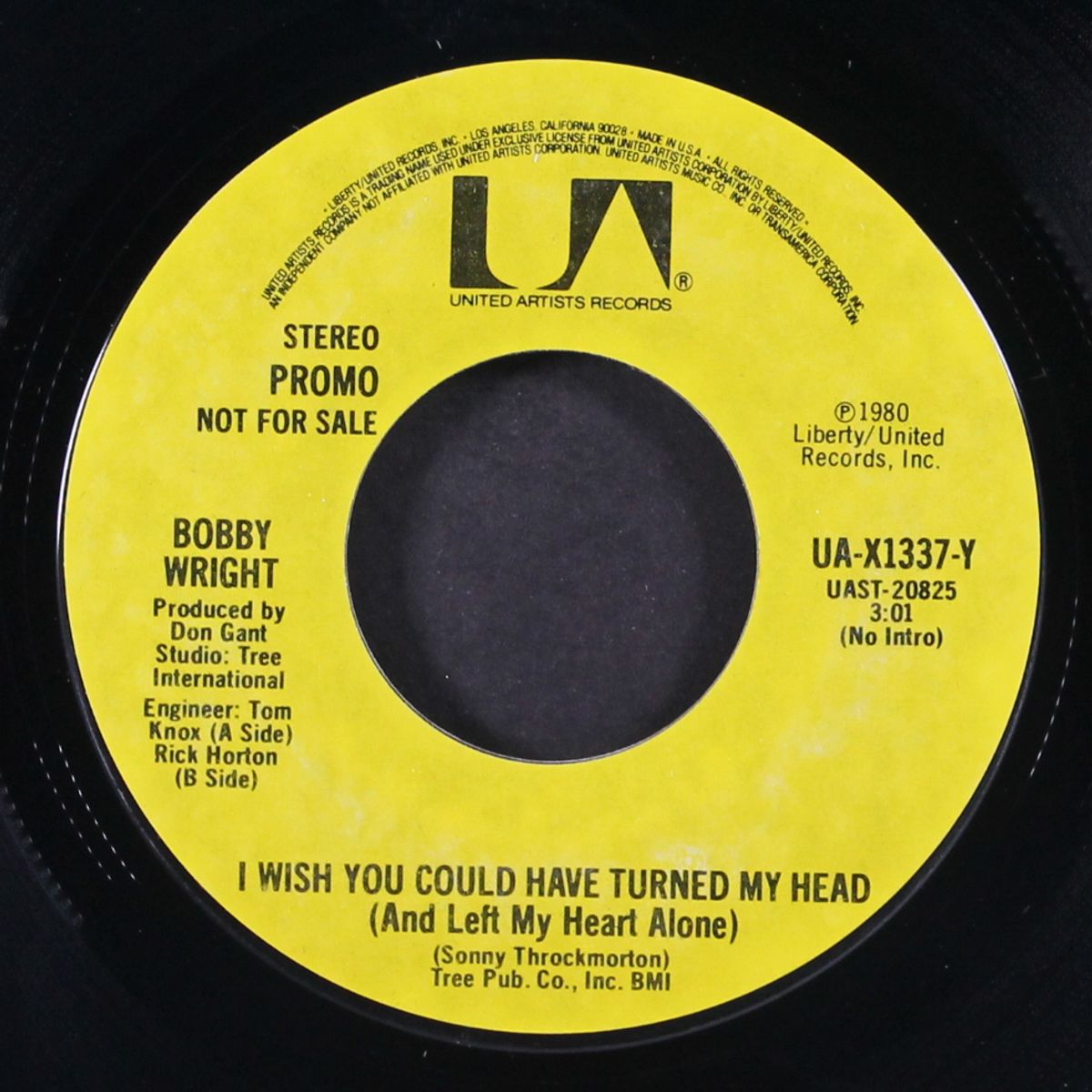i wish you could have turned my head by BOBBY WRIGHT