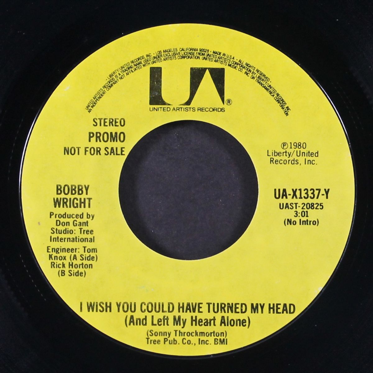 i wish you could have turned my head by BOBBY WRIGHT