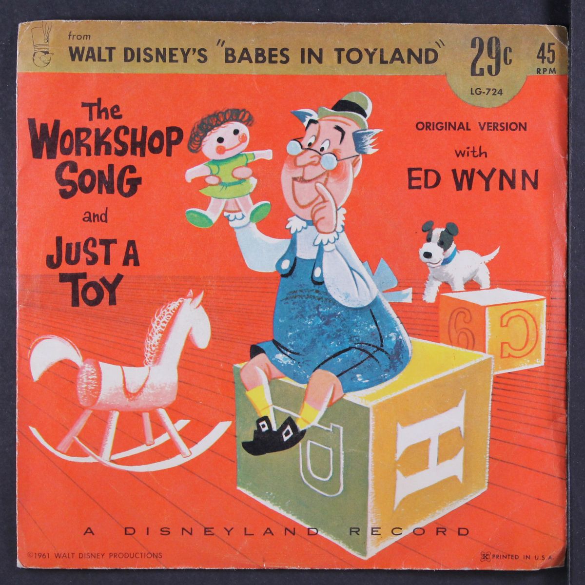the workshop song / just a toy by ED WYNN