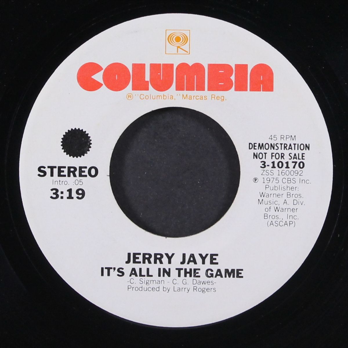 it's all in the game / mono by JERRY JAYE